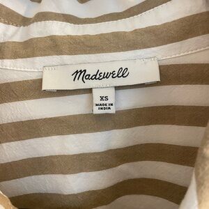 Madewell striped dress size XS. Worn once. Excellent condition.